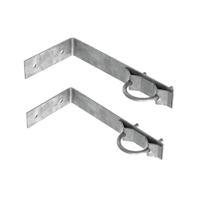 Juego de 2 Herrajes de Pared para Sujeción de Mástil (1-1/4" a 2")