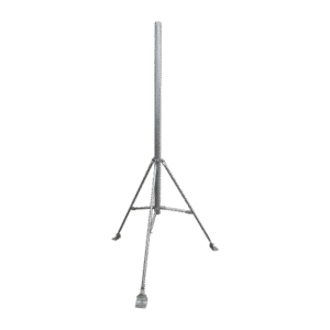 Mástil de 2" x 1.5 metros con Tripie para Instalación en losa. Acero Galvanizado en Caliente. Mástil de 2" x 1.5 metros con Tripie para Instalación en losa. Acero Galvanizado en Caliente.