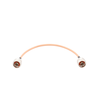 Jumper con Cable LP142 de 30 cm, con Conectores N Macho a N Macho.