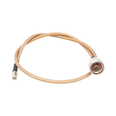 Cable de 60 cm tipo RG-142/U con conectores N Macho y SMA Macho (Hasta 8 GHz).
