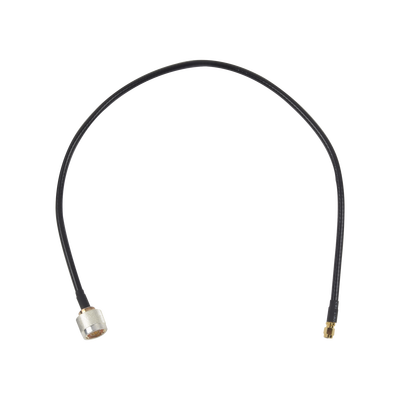Jumper de 60cm con Cable LP240 y conectores N Macho y SMA Macho Inverso. Jumper de 60cm con Cable LP240 y conectores N Macho y SMA Macho Inverso.