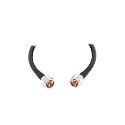 Jumper con Cable LMR400 con Conectores N Macho / N Macho de 6 metros.