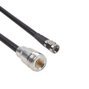Cable LMR-240UF (Ultra Flex) de 60 cm con conectores N Hembra y SMA Macho.