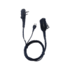 Micrófono audífono de 1 cable de fibra trenzada con sistema SNAP para radios Icom IC-F4003/4013/2000/4021/4031/4210/4230/IC-F14/3021/3013/3103/3003/1000/2000/S/T (con tornillos)