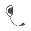 â€‹Auriculares de gancho en forma de "C" con cable de fibra trenzada y conector SNAP. Requiere micrófono de solapa de 1 o 2 hilos de la Serie SNAP.