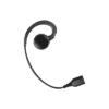 Auricular giratorio con gancho en forma de "G" con cable de fibra trenzada y conector SNAP. Requiere micrófono de solapa de 1 o 2 hilos de la Serie SNAP.