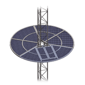 Sistema Anti Escala tipo Sombrilla para Torre STZ30G. Galvanizada por Inmersión en Caliente. Sistema Anti Escala tipo Sombrilla para Torre STZ30G. Galvanizada por Inmersión en Caliente.