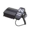 Sirena Vehicular de 100W de Potencia, Con Controlador Unimando Para Control de Tonos, 4 Salidas Auxiliares y Microfono