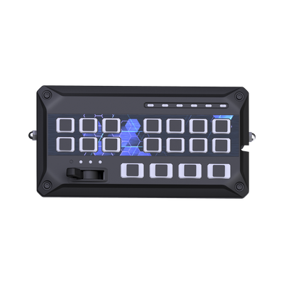 Sirena Vehicular de 200W de Potencia, Con Controlador de Panel Deslizante de 19 botones, indicador de flecha de tráfico de 6 LED, 12 Salidas Auxiliares Sirena Vehicular de 200W de Potencia, Con Controlador de Panel Deslizante de 19 botones, indicador de flecha de tráfico de 6 LED, 12 Salidas Auxiliares