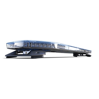 Barra de luces LED de 48", 216 LED, Dual Color, Programable, Rojo/Azul/Ámbar/Claro, Ideal para Equipar Unidades de Seguridad Publica con Domos Rojo, Claro y Azul