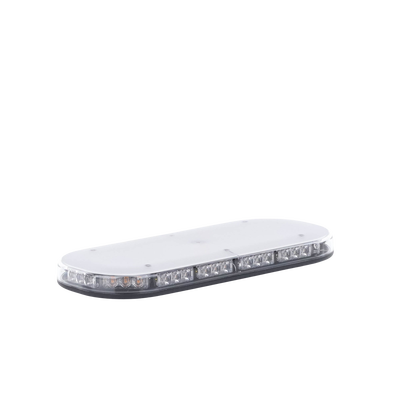 Mini barra de 42 LED, ámbar/blanco, 15 Pulgadas, SAE, Montaje Fijo Con Tornillos, 12-24 Vcd, Lente transparente