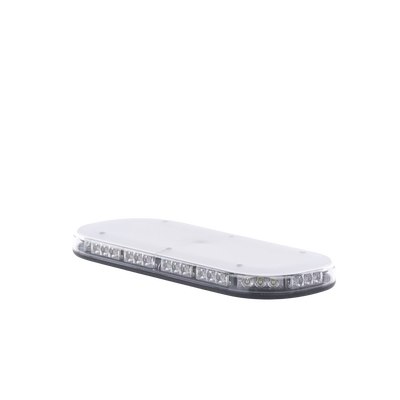 Mini barra de 42 LED, ámbar/blanco, 15 Pulgadas, SAE, Montaje Fijo Con Tornillos, 12-24 Vcd, Lente transparente