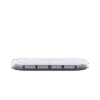 Mini barra de 42 LED, ámbar/blanco, 15 Pulgadas, SAE, Montaje Fijo Con Tornillos, 12-24 Vcd, Lente transparente
