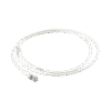 Patch Cord "Skinny" Cat6A Blindado S/FTP, 5ft, Diámetro Reducido 28 AWG, Color Blanco