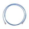 Patch Cord "Skinny" Cat6A Blindado S/FTP, 7ft, Diámetro Reducido 28 AWG, Color Azul