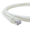 Patch Cord "Skinny" Cat6A Blindado S/FTP, 10ft, Diámetro Reducido 28 AWG, Color Blanco