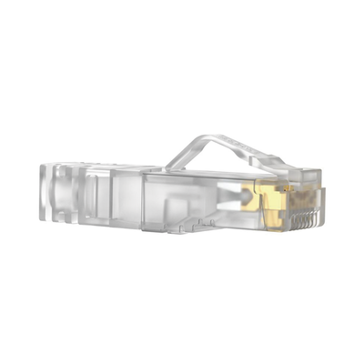 Plug RJ45 Cat6A, Para Cable UTP de Calibre 26 AWG, Chapado en Oro de 50 micras, Paquete de 100 piezas Plug RJ45 Cat6A, Para Cable UTP de Calibre 26 AWG, Chapado en Oro de 50 micras, Paquete de 100 piezas