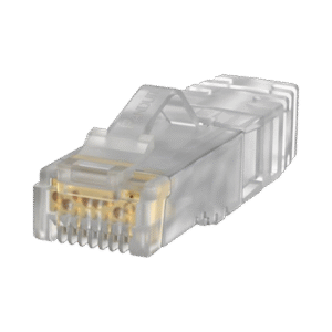 Plug RJ45 Cat6A, Para Cable UTP de Calibre 26 AWG, Chapado en Oro de 50 micras, Paquete de 100 piezas Plug RJ45 Cat6A, Para Cable UTP de Calibre 26 AWG, Chapado en Oro de 50 micras, Paquete de 100 piezas