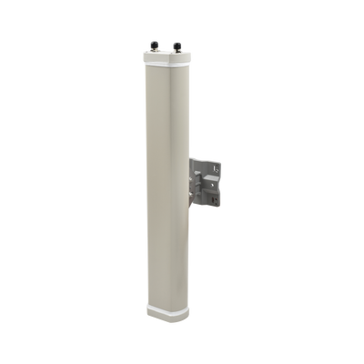 Antena Sectorial de 70° de Apertura en 2.4 GHz de 14 dBi de Ganancia, Con 2 Conectores N-Hembra, Polaridad Cruzada