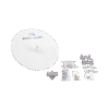 Antena Direccional de alto desempeño, Dimensiones (2 ft), Ganancia de 29 dBi, 4.9-6 GHz, Conectores N-hembra, Fácil instalación, Preensamblada, Montaje incluido