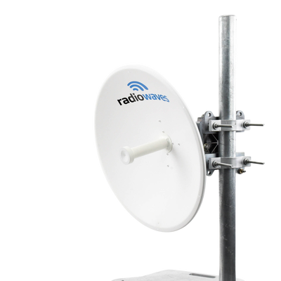 Antena Direccional de alto desempeño, Dimensiones (2 ft), Ganancia de 29 dBi, 4.9-6 GHz, Conectores N-hembra, Fácil instalación, Preensamblada, Montaje incluido