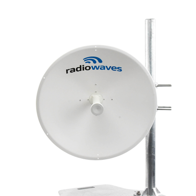Antena Direccional de alto desempeño, Dimensiones (2 ft), Ganancia de 29 dBi, 4.9-6 GHz, Conectores N-hembra, Fácil instalación, Preensamblada, Montaje incluido