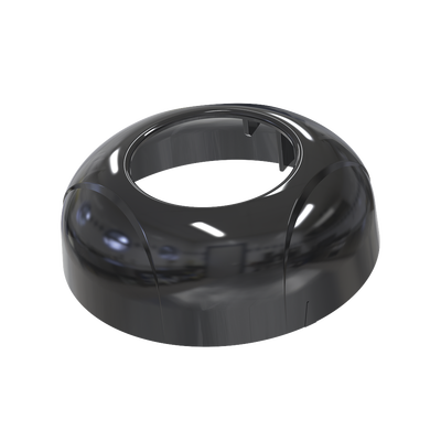 Estrobo Oculto de 12 LED, Brida negra, 12 Vcd, Clara, Lente transparente