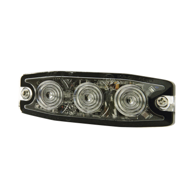 Luz Auxiliar de 3 LED, ámbar, SAE Clase I, Lente transparente Luz Auxiliar de 3 LED, ámbar, SAE Clase I, Lente transparente