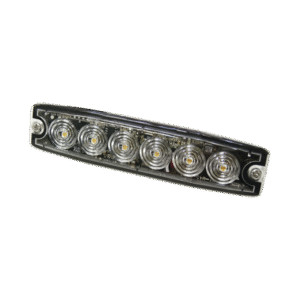Luz Auxiliar de 6 LED, ámbar, SAE Clase I, lente transparente Luz Auxiliar de 6 LED, ámbar, SAE Clase I, lente transparente