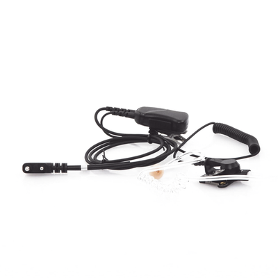 MICRÓFONO DE SOLAPA CON AUDÍFONO DISCRETO P/ KENWOOD Serie G/ 3230/ 2102G/ 2202L/ 2212L/ 2170/ 2360/ 2302/ 2312/ 2000/ 2402/ NX220/ NX240/ TKD240.