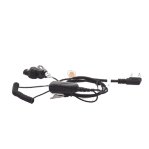 MICRÓFONO DE SOLAPA CON AUDÍFONO DISCRETO P/ KENWOOD Serie G/ 3230/ 2102G/ 2202L/ 2212L/ 2170/ 2360/ 2302/ 2312/ 2000/ 2402/ NX220/ NX240/ TKD240.