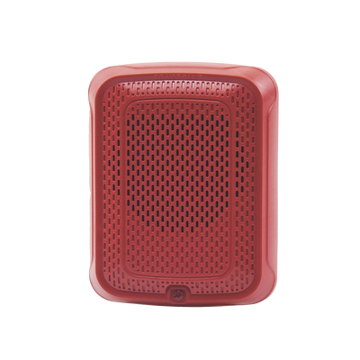 Bocina para Montaje en Pared, Color Rojo, Nuevo Diseño Moderno y Elegante y Menor Consumo de Corriente Bocina para Montaje en Pared, Color Rojo, Nuevo Diseño Moderno y Elegante y Menor Consumo de Corriente