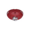 Bocina con Lámpara Estroboscópica, Montaje en Techo, Color Rojo, Nuevo Diseño Moderno y Elegante y Menor Consumo de Corriente