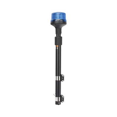 Luz Telescópica para Motocicletas, 8 LED, Azul, SAE Clase I Luz Telescópica para Motocicletas, 8 LED, Azul, SAE Clase I