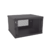 Gabinete de Pared Fijo, Puerta Perforada, Rack 19" de 6 UR (600 x 355 x 523 mm)(An x Al x Prof.)