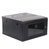 Gabinete de Pared con Puerta de Cristal Templado, 635 mm de Profundidad, 6U Rack de 19'', Acero Reforzado