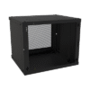 Gabinete de Pared Fijo, Puerta Perforada, con Rack de 19in, 9 Unidades de Rack