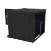 Gabinete de Pared Fijo, Puerta Perforada, con Rack de 19in, 9 Unidades de Rack