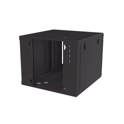 Gabinete de Pared 9U de 635 mm de Profundidad, Rack de 19'' en Acero Reforzado: Compacto y Resistente para Soluciones Profesionales