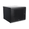 Gabinete de Pared con Puerta Perforada, 635mm de Profundidad, 9U Rack de 19'', Acero Reforzado