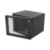 Gabinete Abatible de Pared (Con Marco Trasero) con Rack 19" de 12 Unidades. Ventana de Cristal Templado. Gabinete Abatible de Pared (Con Marco Trasero) con Rack 19" de 12 Unidades. Ventana de Cristal Templado.