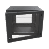Gabinete Abatible de Pared (Con Marco Trasero) con Rack 19" de 12 Unidades. Ventana de Cristal Templado. Gabinete Abatible de Pared (Con Marco Trasero) con Rack 19" de 12 Unidades. Ventana de Cristal Templado.