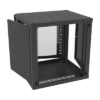 Gabinete para Montaje en Pared Cuerpo Fijo, con 12 Unidades de Rack, de 19in, Puerta de Cristal Templado, Fabricado en Acero