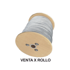 Cable de Retenida de 3/8" de Acero Galvanizado 7 Hilos (Venta por Metro).