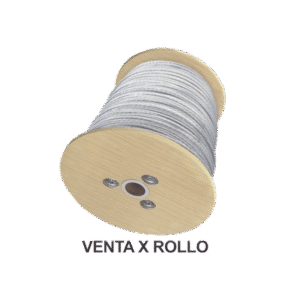 Cable de Retenida de 3/16", Resistencia 1293 Kg, 7 Hilos (Carrete de 2000 metros).