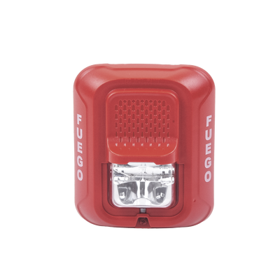 Lámpara Estroboscópica para Montaje en Pared, Color Rojo, Nivel de Candelas Seleccionable, Nuevo Diseño Moderno y Elegante y Menor Consumo de Corriente