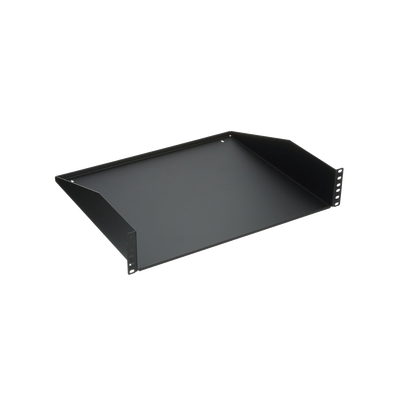 Charola para Soportar Equipos en Rack de 19", con Capacidad de Carga de 30Kg, 2UR Charola para Soportar Equipos en Rack de 19", con Capacidad de Carga de 30Kg, 2UR