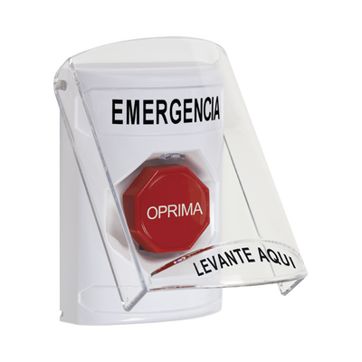 Botón Multipropósito, Emergencia, Reset Con Llave, Español, Tapa De Policarbonato, 2 Relevadores forma C, Interior Botón Multipropósito, Emergencia, Reset Con Llave, Español, Tapa De Policarbonato, 2 Relevadores forma C, Interior