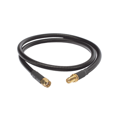 Cable LMR-240 de 60 cm con Conectores SMA Macho Inverso y SMA Hembra Inverso.
