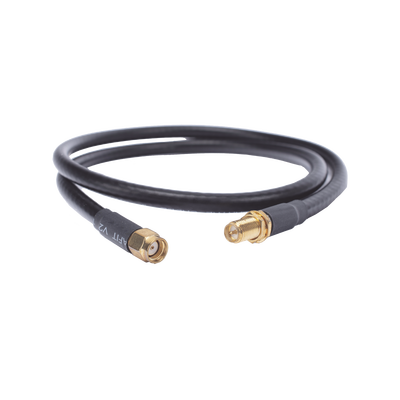 Cable LMR-240 de 60 cm con Conectores SMA Macho Inverso y SMA Hembra Inverso.